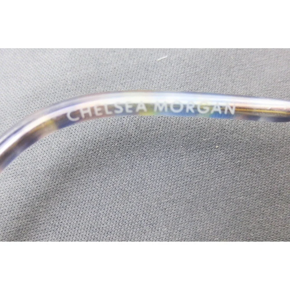 Chelsea Morgan CM 202224 BL Blue Multi Color Eyeglasses Frames 54-14-140
